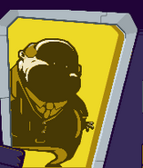 The Nitrome Boss in the elevator