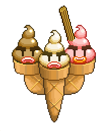 Ice cream characters, Nitrome Wiki