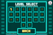 The level select screen