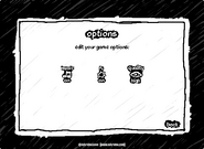 The options menu of Scribble