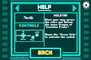 The help screen for Xolstar 3