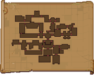 The complete map below, with the secret area entrances being only two red pixels.