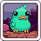 The finch in the Nitrome.com icon of Cooped Up