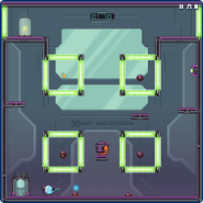 A preview image of a level of Test Subject Blue