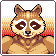 An avatar of the raccoon