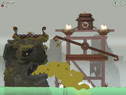 The boss battle with the Mountain Troll (present on Version 2.0 Homepage)