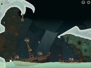 The updated shipwreck level (present on Version 2.0 Homepage)