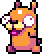 The stretchy dog's sprite from Leap Day