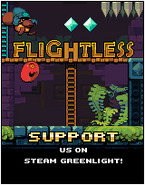 The Flightless advertisement on the Nitrome website