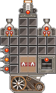 The third and last phase of the Steamlands tank