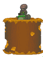 An enslaved big-log crusher squirrel