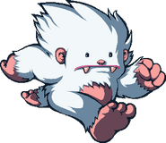The yeti's appearance in the Avalanche skin
