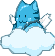 His old version, in a cloud.