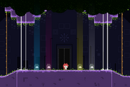 The cat-girl opening the final door