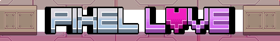 The Pixel Love banner as seen on the Nitrome blog.