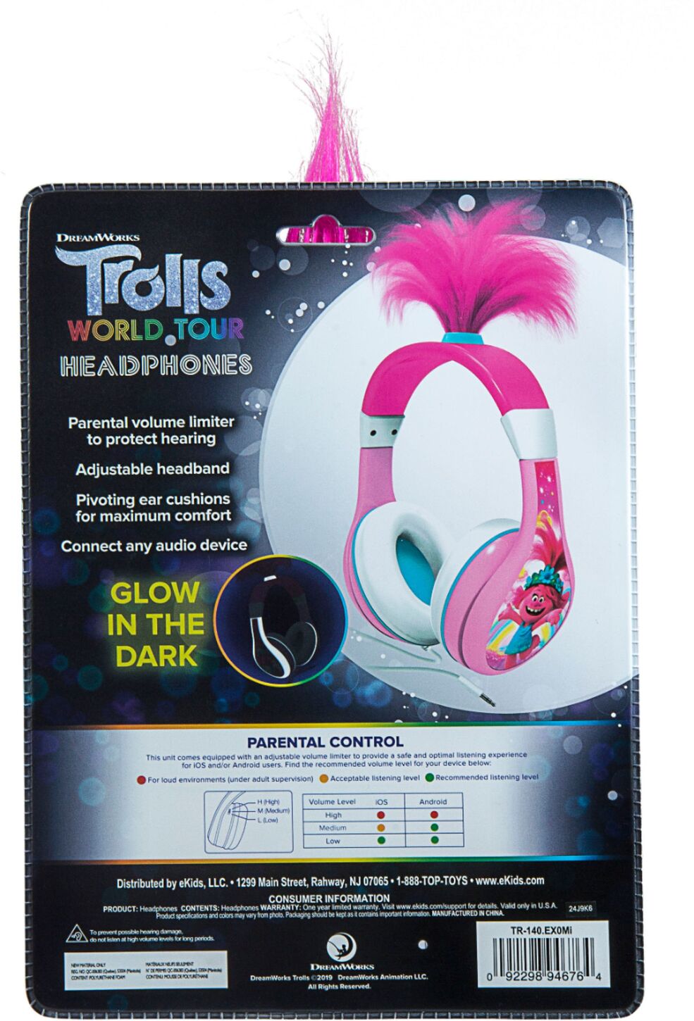 Trolls world tour headphones 2025