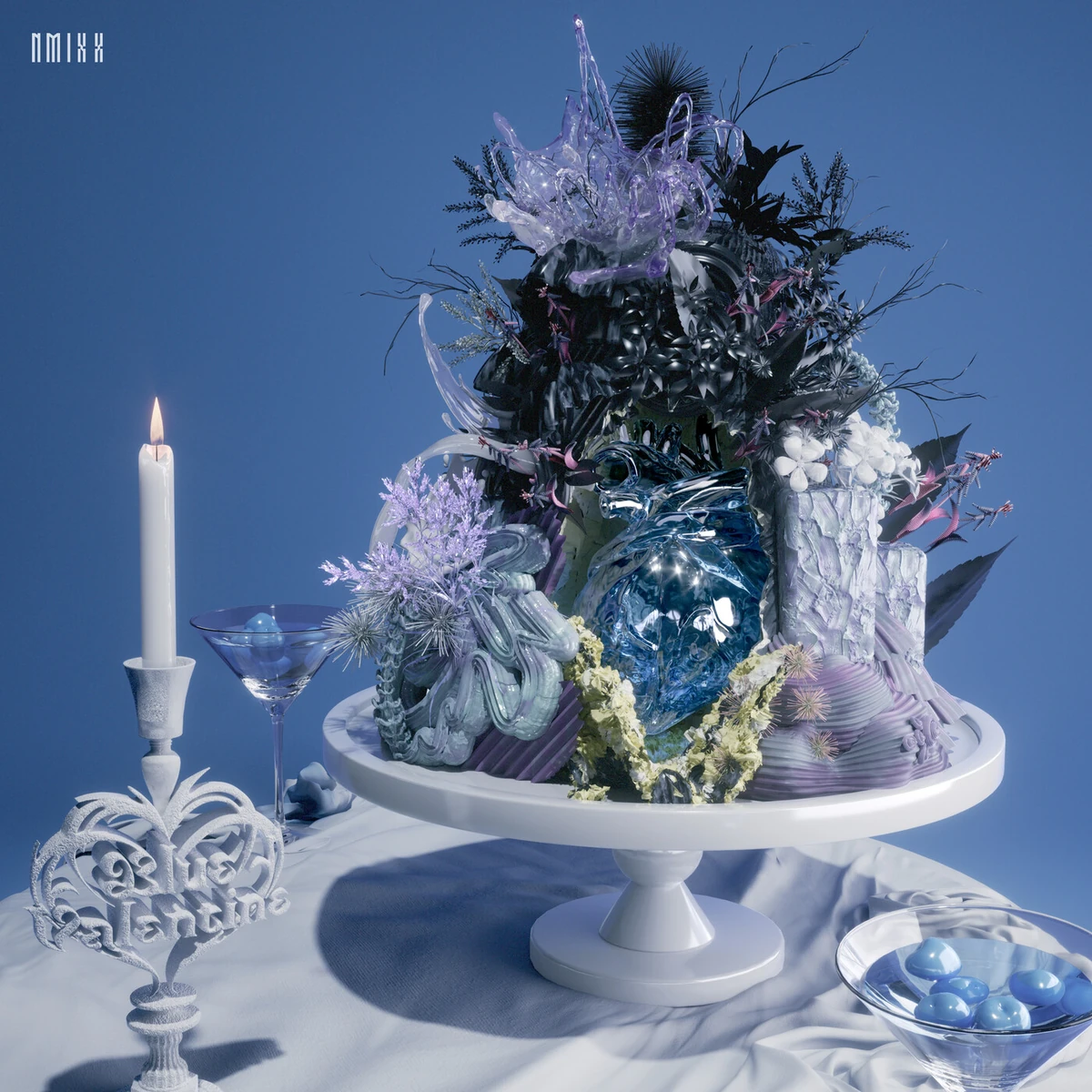 NMIXX Blue Valentine makestar プッカモリ7枚セット NMIXX Blue Valentine makestar プッカモリ7枚セット NMIXX - BLUE