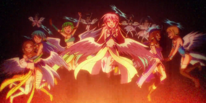 Review: No Game No Life Episode 10: Flügel on the Roof and Full