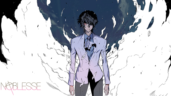 Of course he has a Raizel wallpaper. (via @official.noblesse.anime)