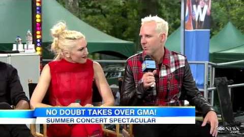 No Doubt interview on Good Morning America 2012