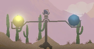 The Scale where the spell is located. (Normally, due to the random nature of world generation, one of the orbs might be on the ground next to its respective arm