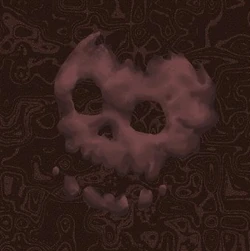 Buried skull, where it is found.