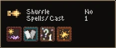 This build allowas to simultaneously launch two exlosions with a lower cost of mana