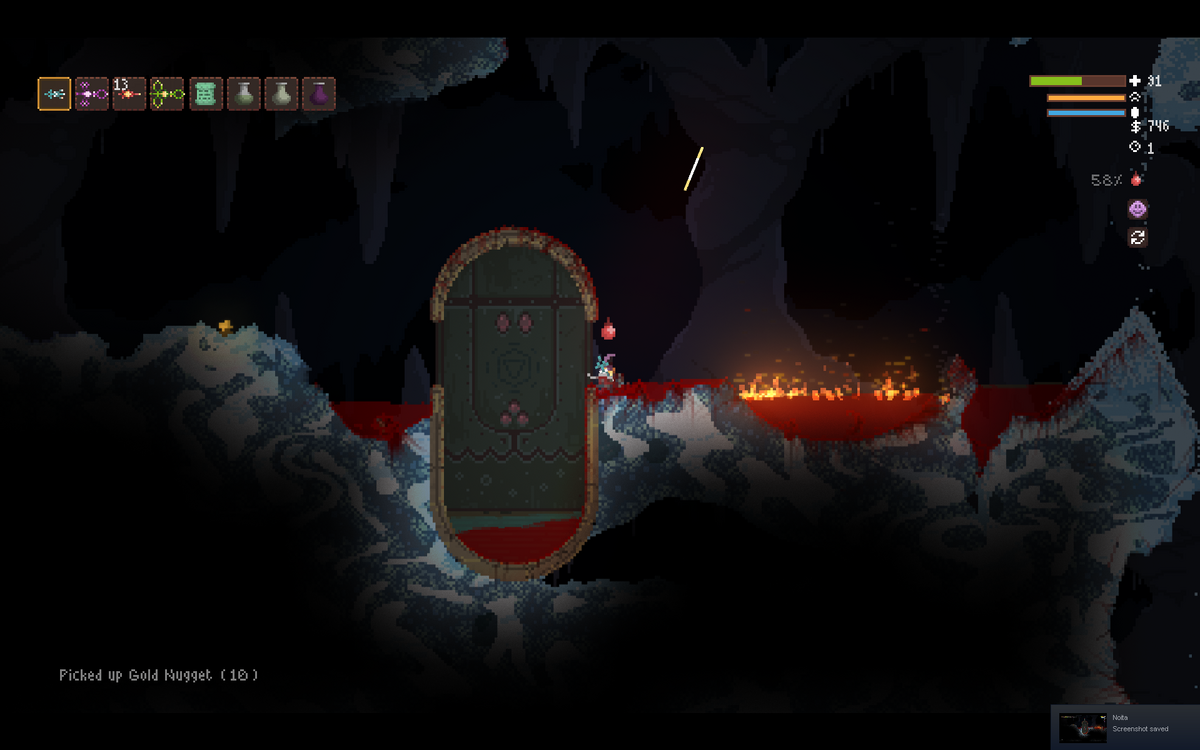 Snowy Depths Noita Wiki