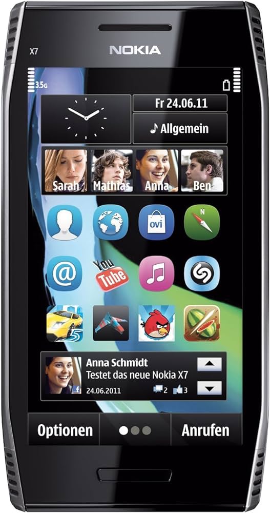スマートフォン本体 Nokia x7 00 Nokia X7 X7-00 Phone 4.0