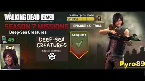 The walking dead no man's land (S07 Episode 15 Trial 5-5 Deep-Sea Creatures ) + Daryl's spins