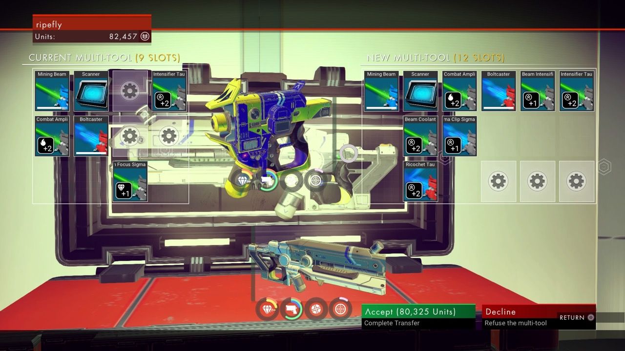 No man s sky как поменять. No man's Sky мультитул. No man's Sky мультитул s. No man's Sky Multitool. No mans Sky Multitool s class.