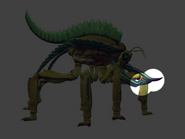 The same animal's first pretarsals are piercers