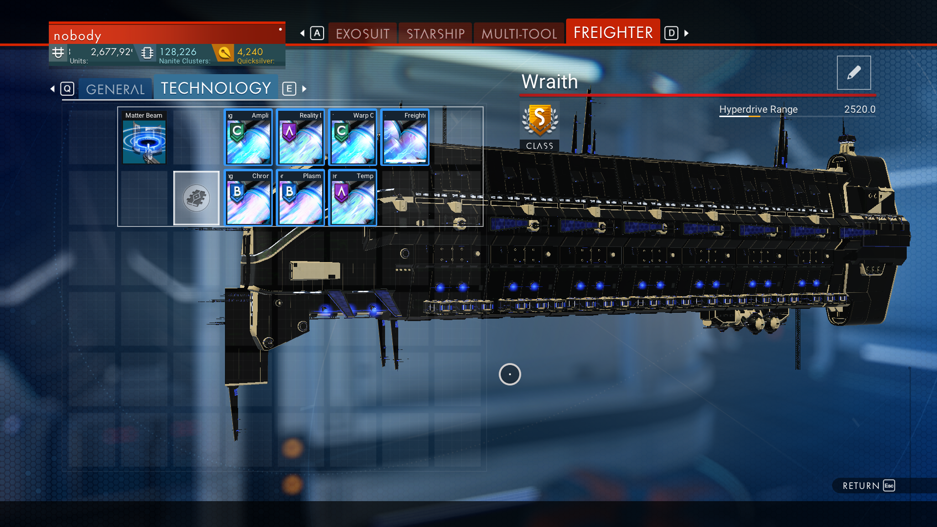 no mans sky freighter warp