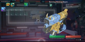 Burning Hivinog Beam