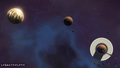 The three planets of UFIPA-44174-Dabarias.
