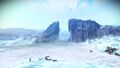 Hoth III, a barren, icebound planet with frosty lakes.