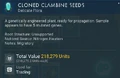 Cloned Clambine Seeds 218,279.2