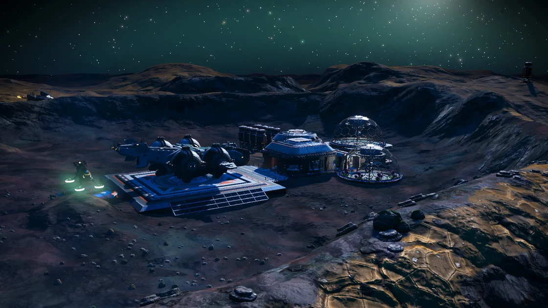 Ferrite Crater No Man's Sky Wiki