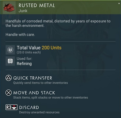 Rusted Metal - No Man’s Sky Wiki