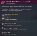 Crumbling Skeletal Fragments 373,414