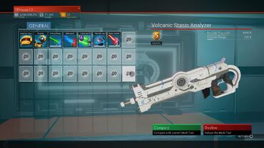 Galactic Hub Multi-tool Catalog - Standard Multi-tool - No Man's 