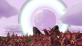 A beautiful and extreme toxic ringed garbage in the sky.