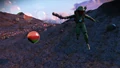 Mit Blutballonen spielen: Ein Sprung zu weit.