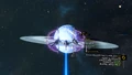 Image from space with text