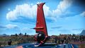 The official Naporth-hofian starship, Defeat of the Angot. Used by authorized representatives when conducting official business.