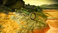 Awata is home to strange fauna, including this rolling ring species