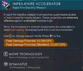 Fully upgraded Infra-Knife DPS numbers (Endurance)