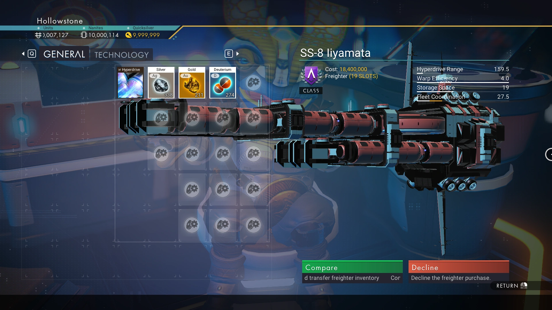 SS-8 Iiyamata - No Man's Sky Wiki