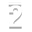 '2' Decal