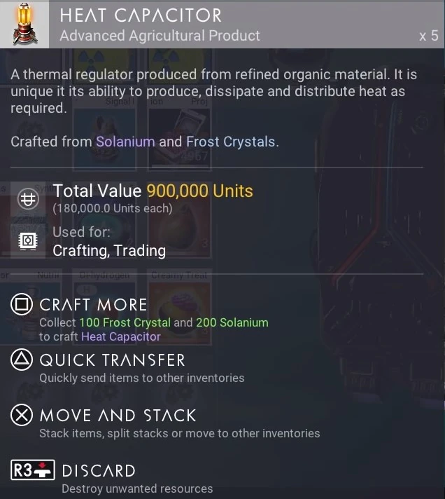 Heat Capacitor No Man's Sky Wiki